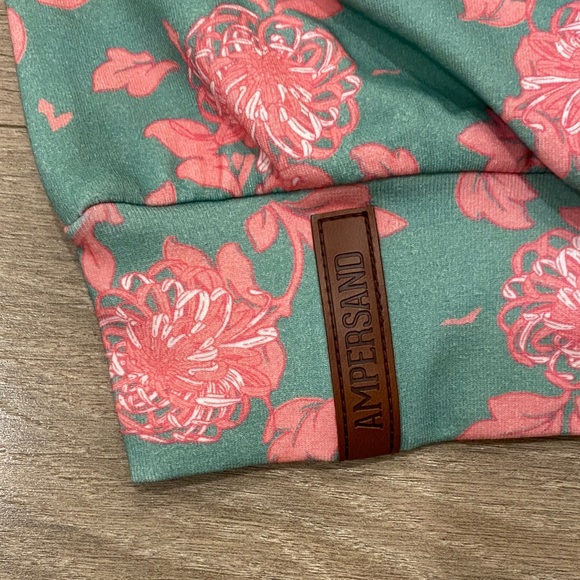 Women’s XS AMPERSAND AVE Floral Patterned Sweatshirt - Green and Pink - Picture 2 of 6